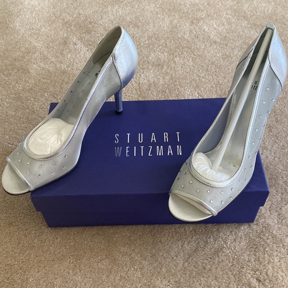 Stuart Weitzman - Sparkler open toe shoes - Picture 4 of 7